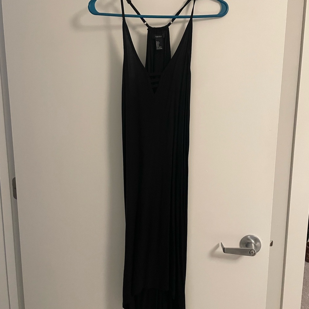 Forever 21 Black Backless Dress